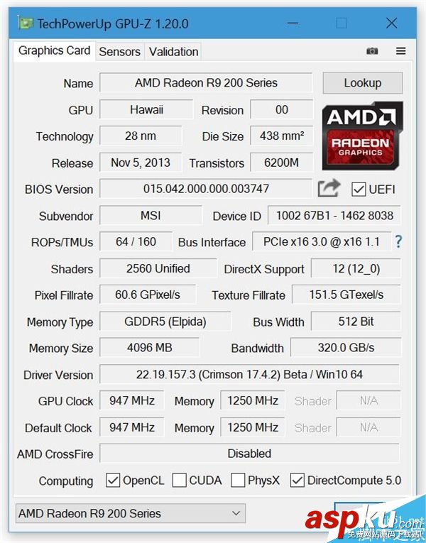 显卡,GPU-Z,RX500,BIOS