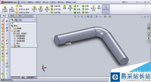 solidworks怎么画弯管？solidworks弯管绘制教程