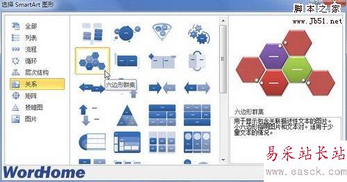 关系型SmartArt