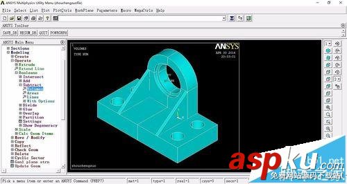 ansys,轴承座