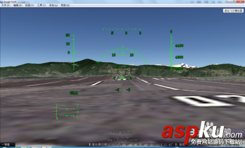 谷歌地球飞行模拟器