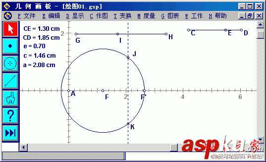 几何画板,椭圆,椭圆绘制