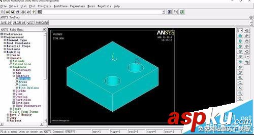 ansys,布尔运算