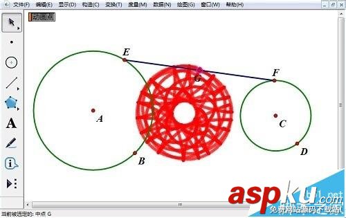 几何画板,轨迹,几何画板构造轨迹,几何画板怎么构造轨迹