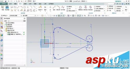 UG10.0,夹子模型