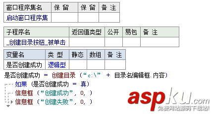 易语言,创建目录