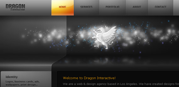 dragon-interactive-website-navigation