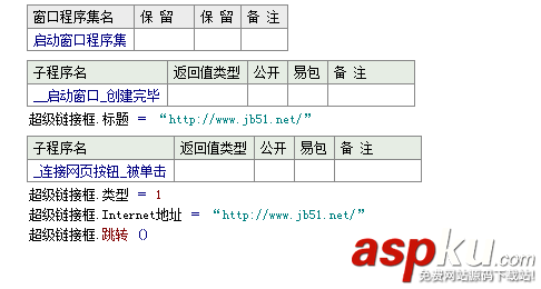 易语言,超级链接框,跳转,类型