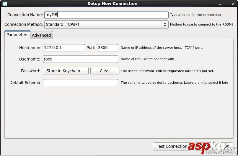 centOS,mysql,workbench