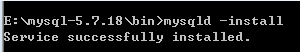 Windows,mysql5.7.18,mysql5.7