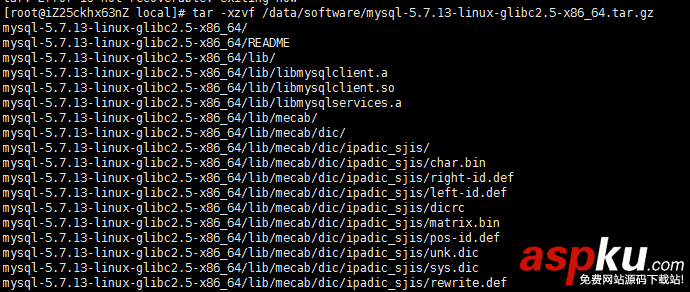 mysql5.7.13,mysql5.7,linux