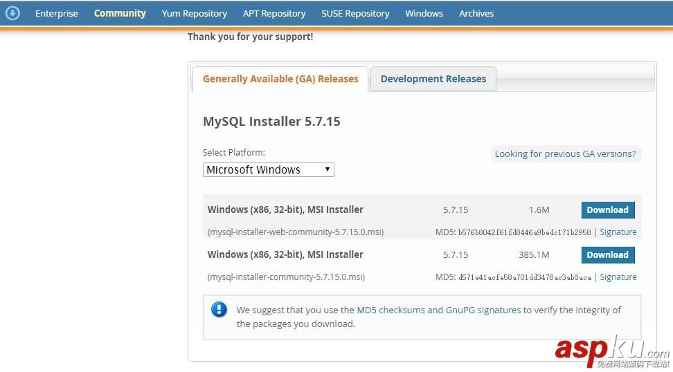 mysql5.7,mysql5.7.15