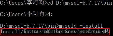 Windows10,mysql5.7.17,mysql5.7
