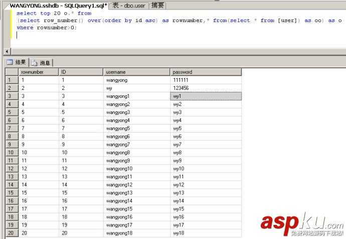 sqlserver,oracle,mysql,分页