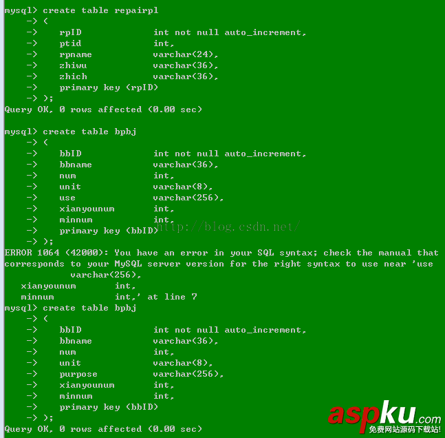 Mysql,设备管理信息系统,数据库