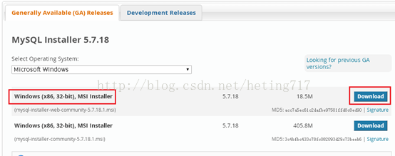 mysql5.7.18,Installer,安装