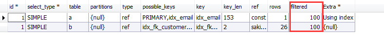 sql,效率分析,explain