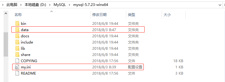 win10,mysql5.7.23,winx64,安装配置