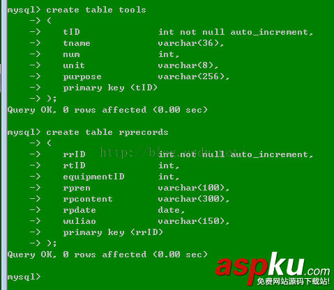 Mysql,设备管理信息系统,数据库