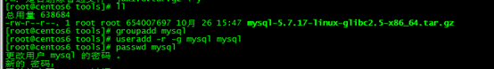 CentOS6.9,mysql5.7.17,mysql5.7