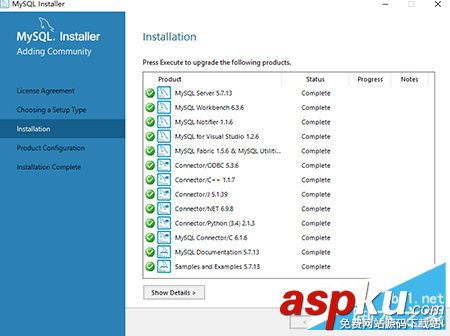 mysql5.7.13,mysql5.7,win10