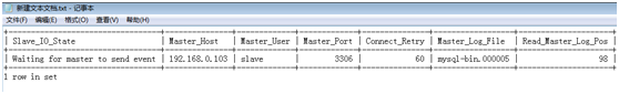 windows,mysql,主从配置