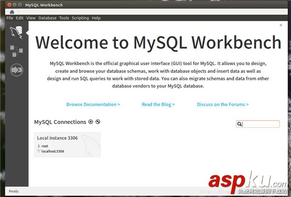 Ubuntu,mysql,workbench