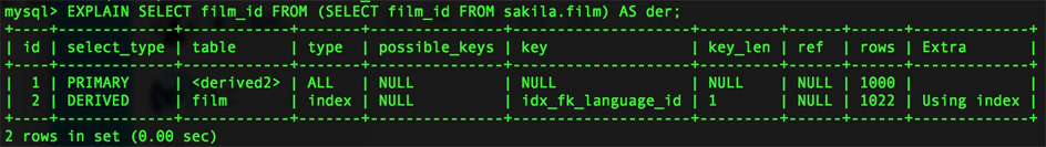 mysql,explain,命令,详解,explain的用法