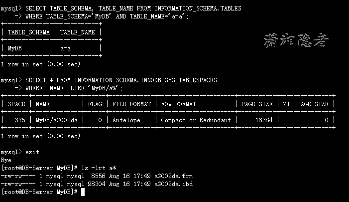 MySQL,InnoDB,独立表空间,共享表空间