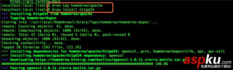 macOS,Sierra,Apache2.4,PHP7.0,MySQL5.7.16