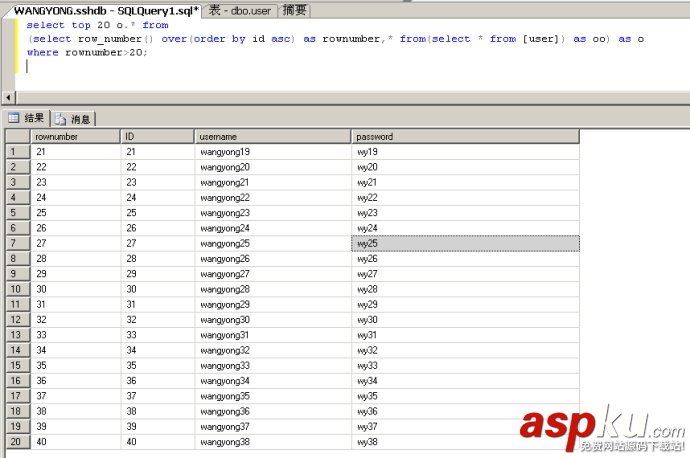 sqlserver,oracle,mysql,分页