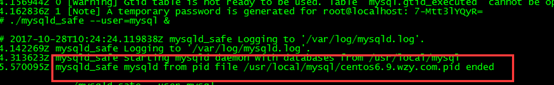 CentOS6.9,mysql5.7.17,mysql5.7