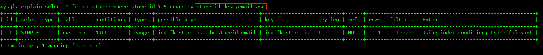 Mysql,优化,orderby,语句