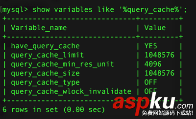 Mysql,性能优化,SQL_NO_CACHE