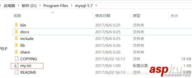 mysql5.7免安装版配置,mysql免安装版配置