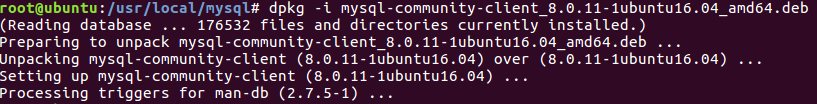 Ubuntu16.04,安装,mysql5.7.22