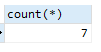 MySQL,聚合函数,count