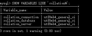 mysql5.7,编码集,utf8mb4