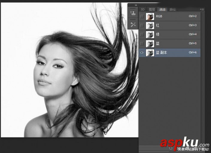 通道,头发丝,Photoshop