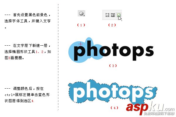 Photoshop,卡通,文字