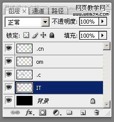 photoshop文字特效:晶莹的损边的玻璃字-www.webjx.com