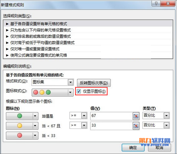 Excel2013教程 如何用红灯图标记录工作情况