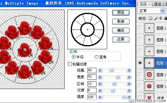 photoshop制作另类的红玫瑰花动画_webjx.com