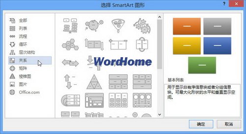 关系型SmartArt