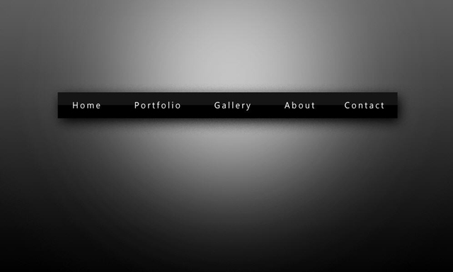 photoshop教程：简洁的有光泽的网站导航webjx
