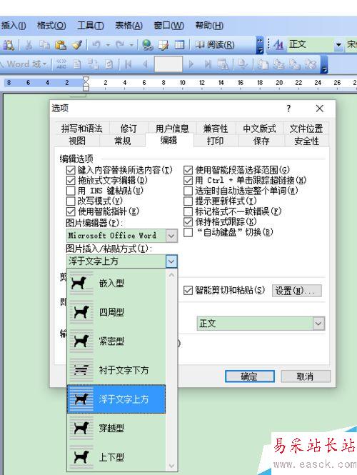 word2003怎么修改插入图片的默认值?