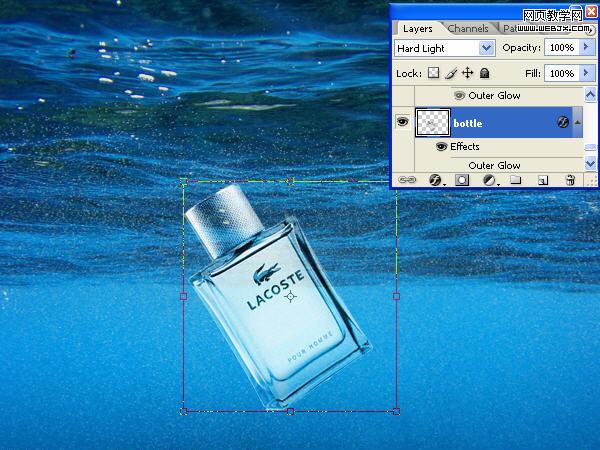 %photoshop design a quick perfume ad in photoshop