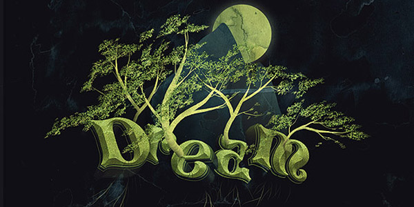 dream design 3d text effect