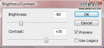 sides brightness/contrast settings