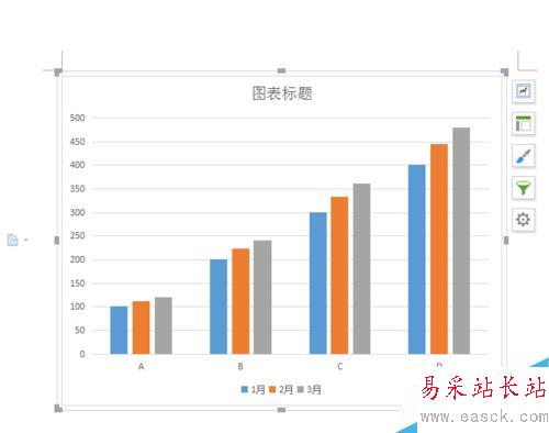 怎么在word文档中制作条形统计图？